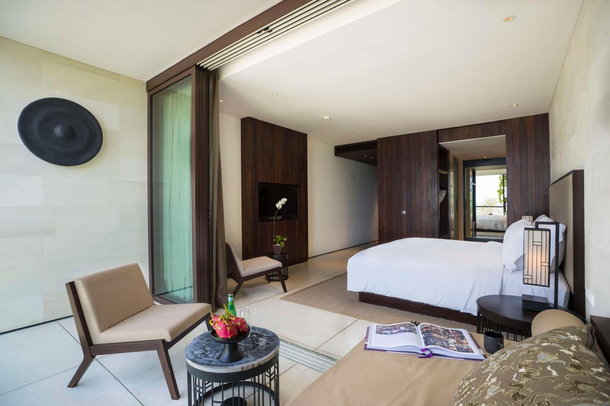 Alila Seminyak Hotel Exterior foto A bedroom at the hotel